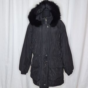 Gallery Vintage Parka w/ Fox Fur-Trimmed Hood- Size L